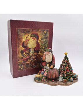 Old Glory Santa's Magical Tree First Edition Figure Vintage 1999
